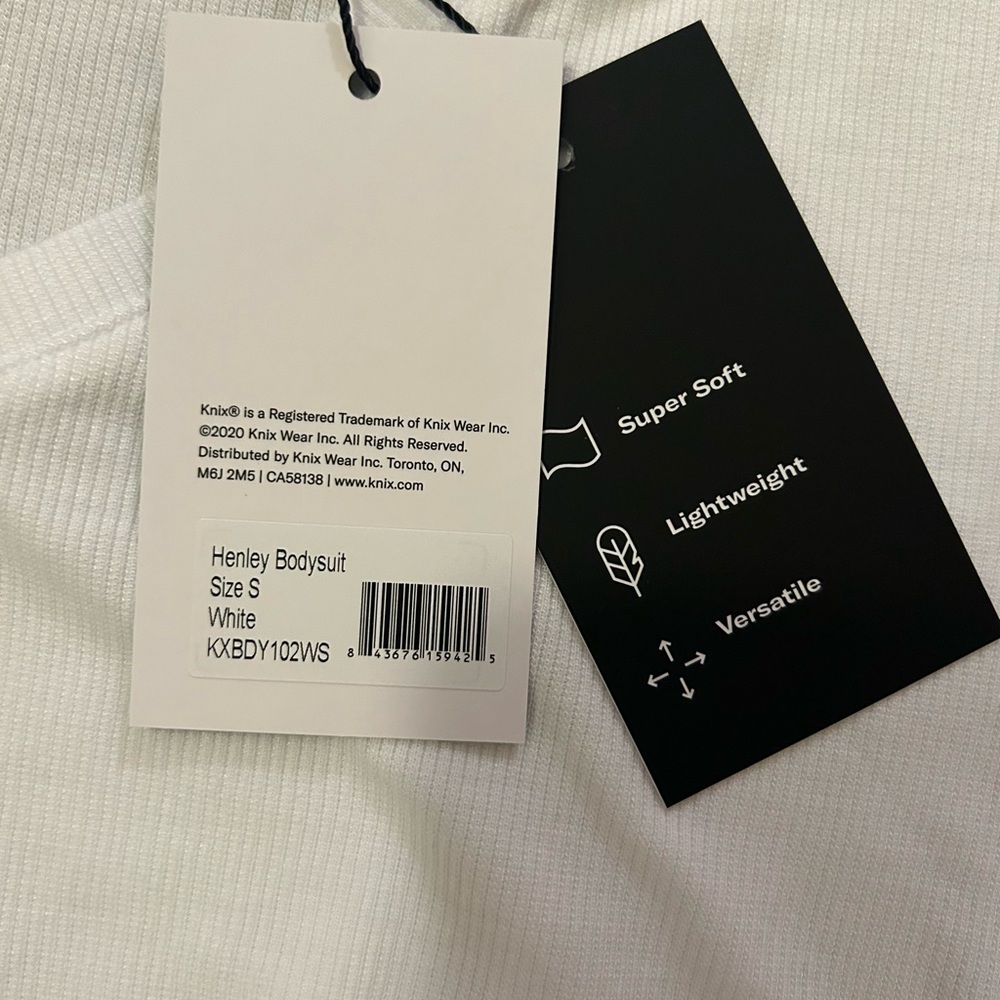 Knix Modal Rib Bodysuit *White* - Picture 10 of 10